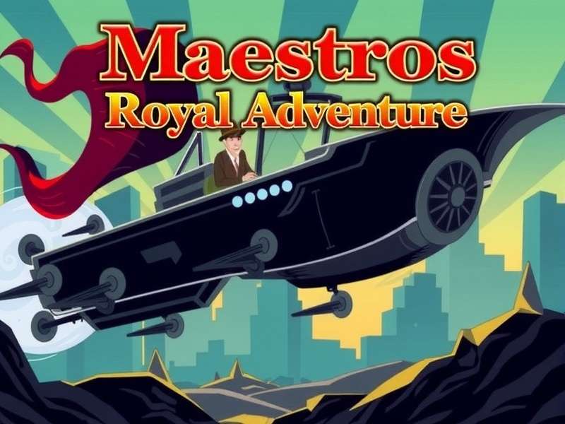 Maestros Royal Adventure Mythology Scene - Arjun receiving blessing from Lord Ganesha at a temple in Maharashtra, with modern Mumbai skyline visible in background